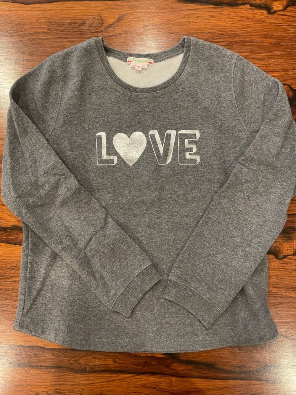 Bonpoint Gray Sweatshirt Girls 12